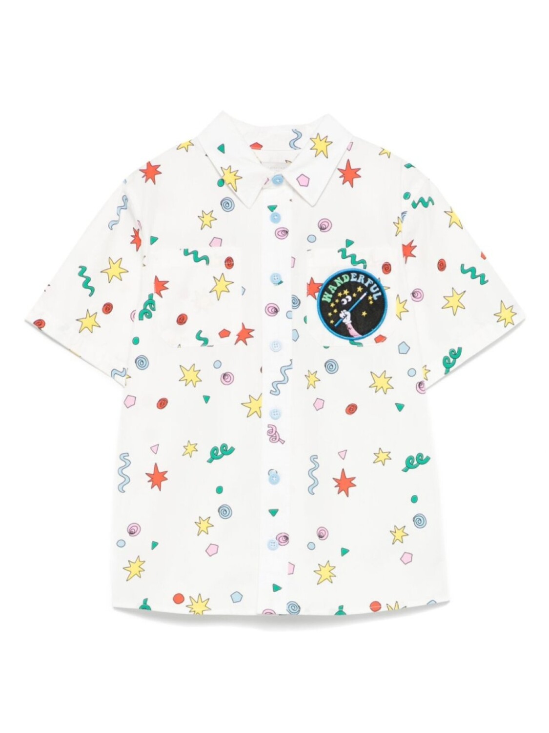 

Футболка Stella McCartney Kids с графическим принтом, белый