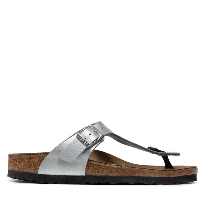 Шлепанцы Birkenstock Gizeh Bs 0043853 Silver, серебро