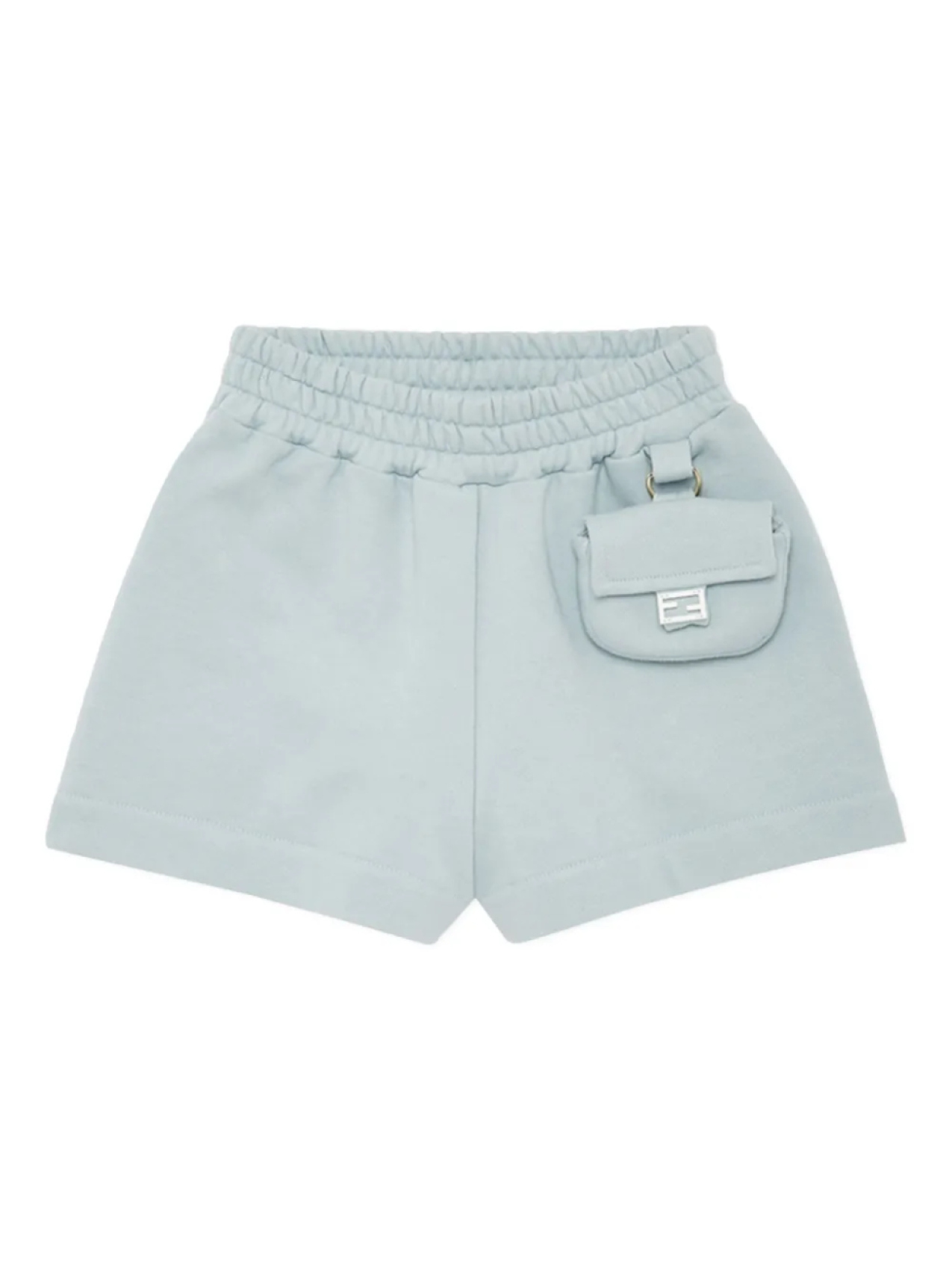 

Шорты с накладным карманом Fendi Kids, синий