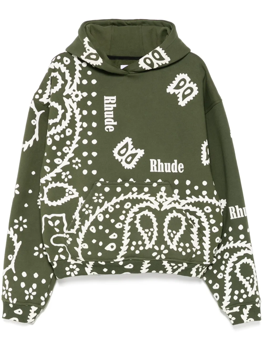 

Худи с принтом RHUDE, зеленый