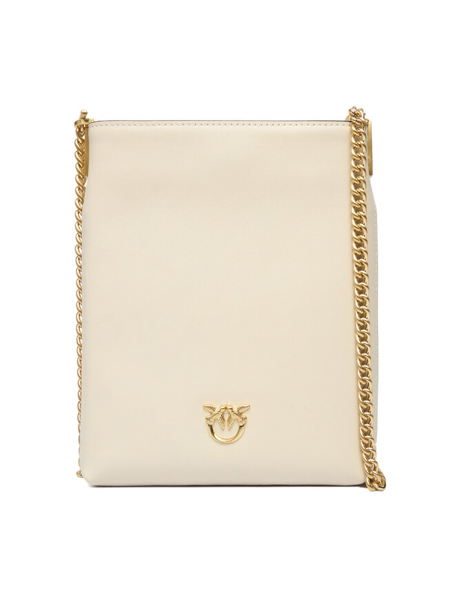 

Вечерняя сумка PINKO Flat Satchel AI 25-26 PCPL 105352 A0QO, экрю