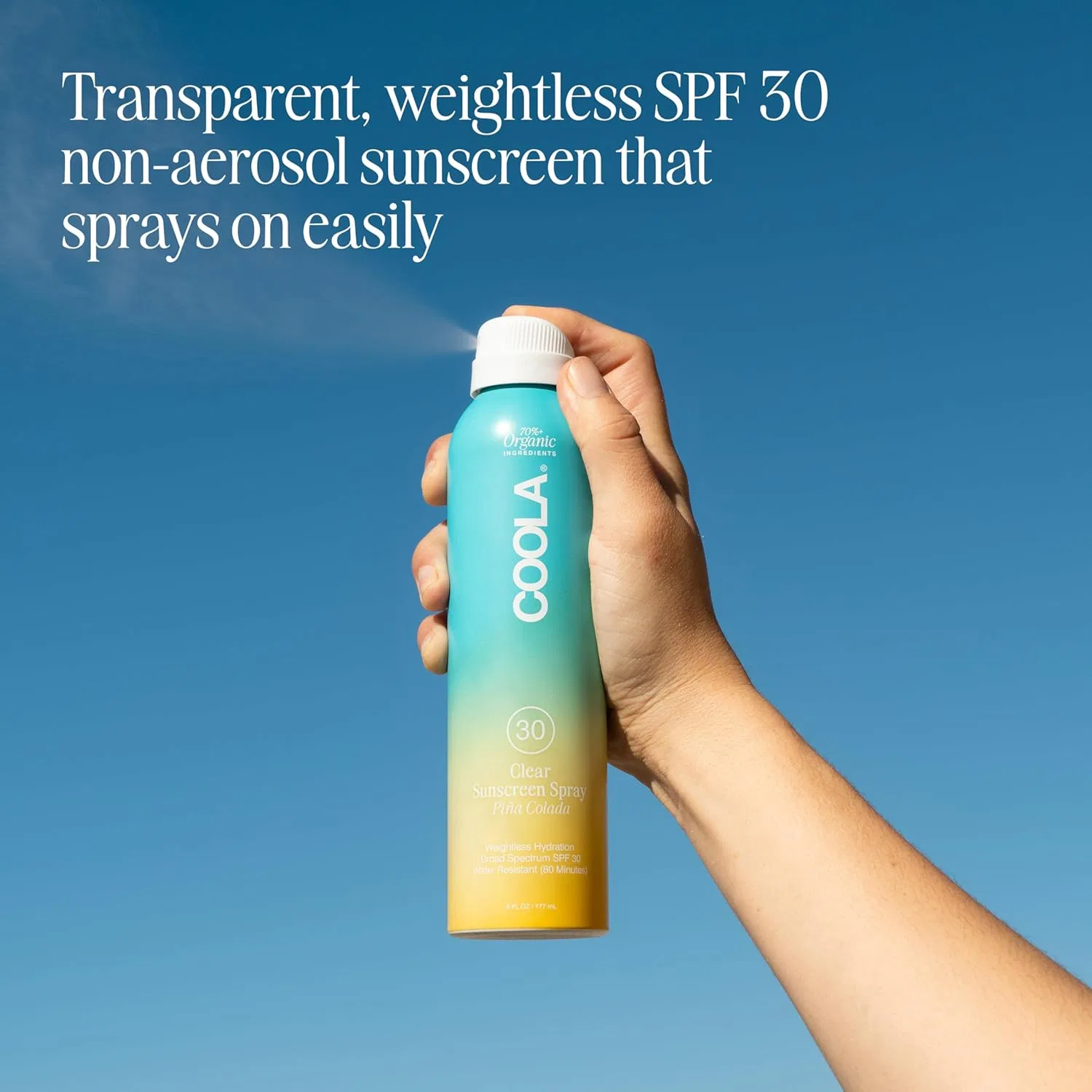 Солнцезащитный спрей COOLA Classic Body Sunscreen Spray SPF 30 Coola — фото 4