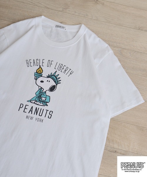 

Футболка с короткими рукавами, принт PEANUTS, белый