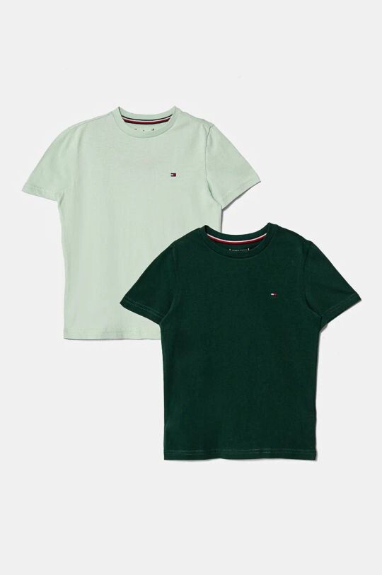 

Детские хлопковые футболки, 2 пары Tommy Hilfiger, зеленый