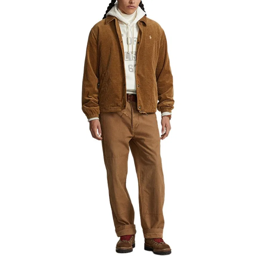 Куртка мужская SS24 Brown Yellow Polo Ralph Lauren — фото 3