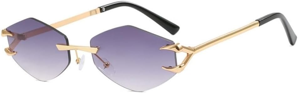 

Женские солнцезащитные очки с персонализированной оправой, многоугольные солнцезащитные очки, повседневные, в стиле хип-хоп, модные, для активного отдыха, с защитой от УФ-излучения. Мужские солнцезащитные очки GHVWYX, Gray