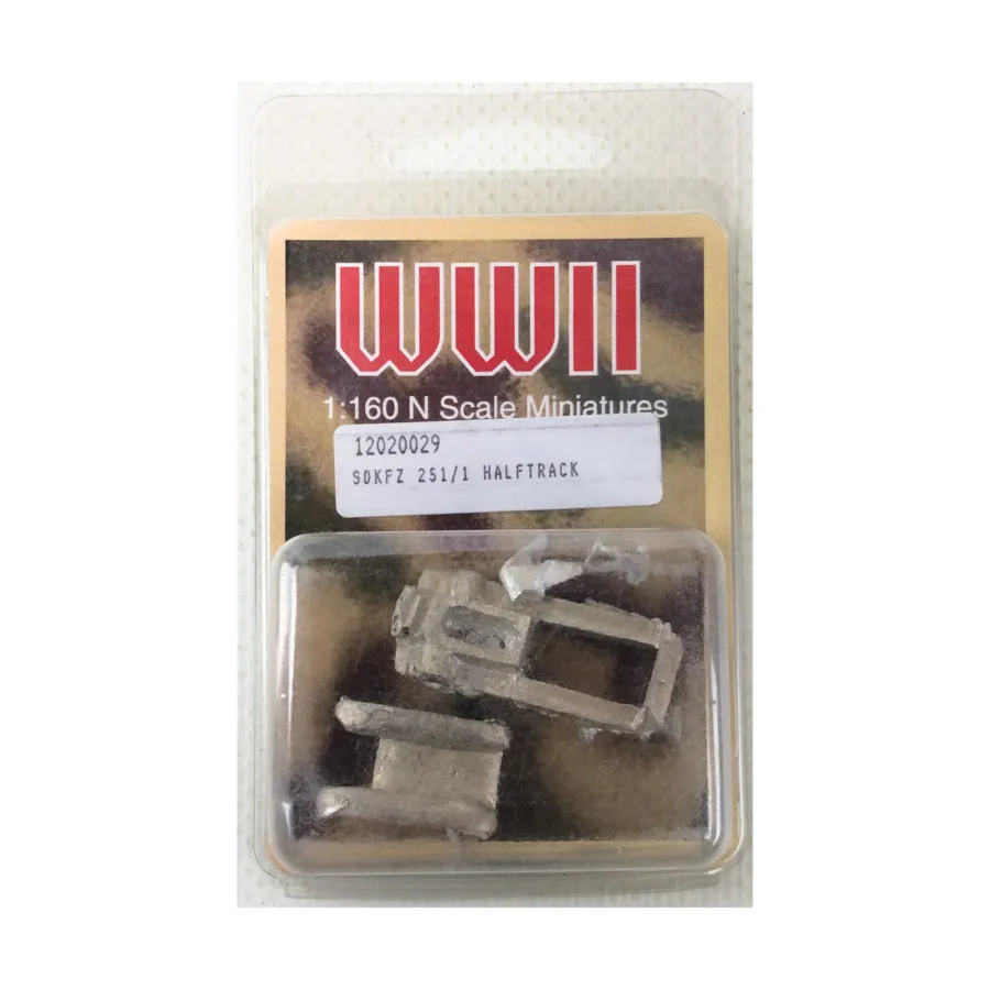 

Sd Kfz 251/1 Полугусеничный, WWII Miniatures (1:160)