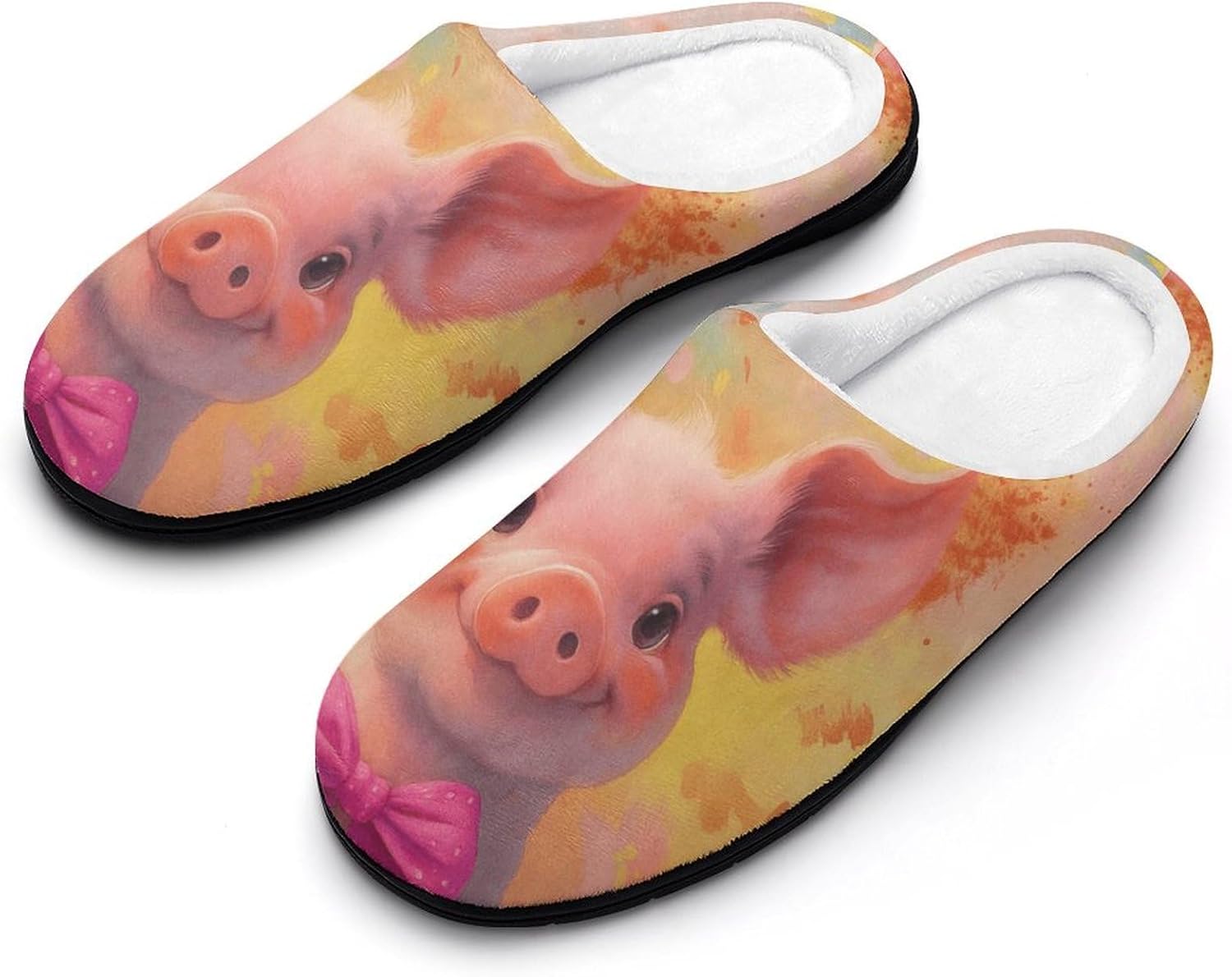 

Мужские домашние тапочки KKdskkds Vintage с хлопком, в виде воздушного шара, противоскользящие, уютные, теплые и дышащие, розовый