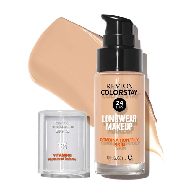 Colorstay spf15 витамин Е стойкая тональная основа Revlon, цвет 135, 30 мл — фото 2