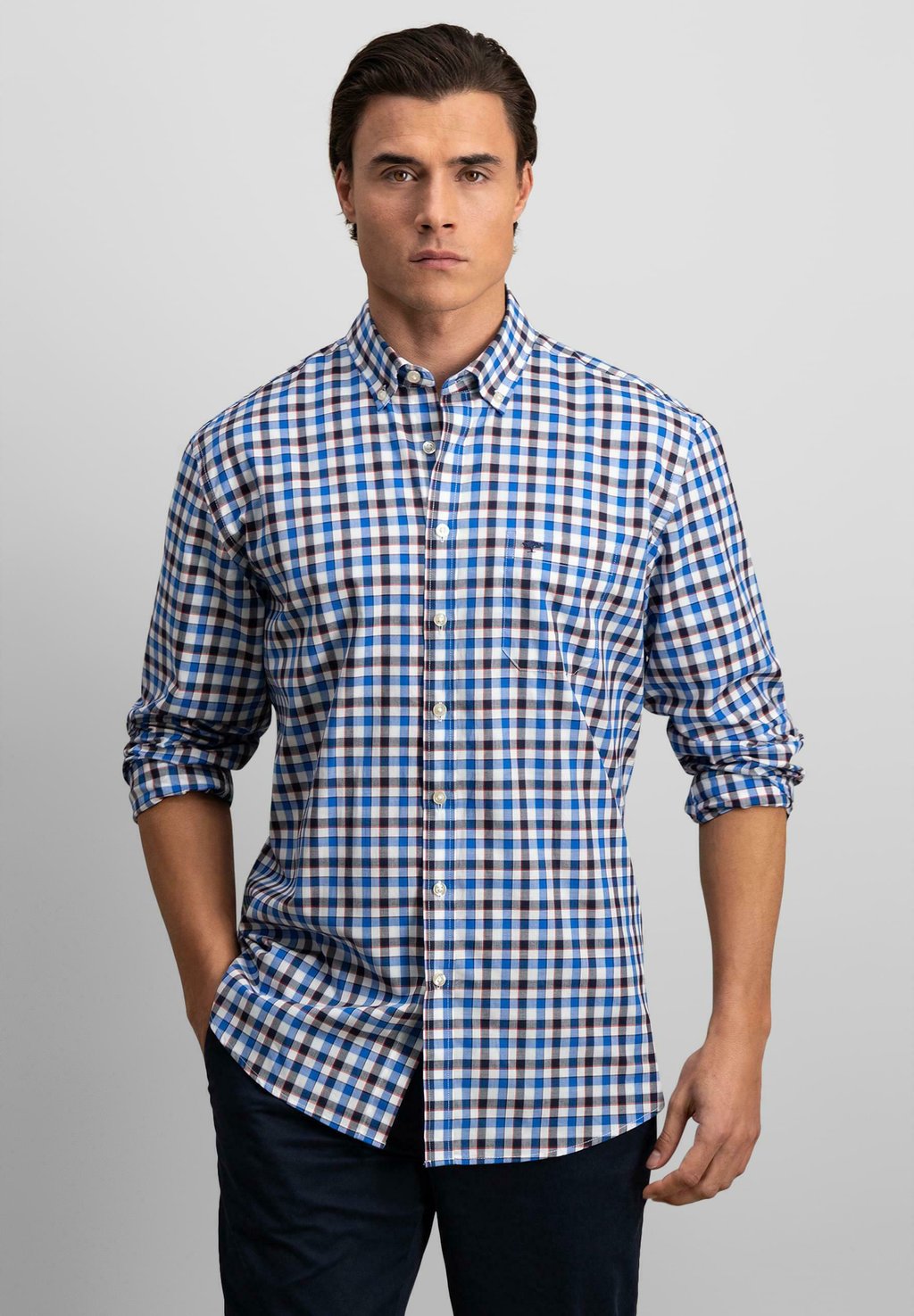 

Рубашка CLASSIC COMBI CHECK Fynch-Hatton, синий