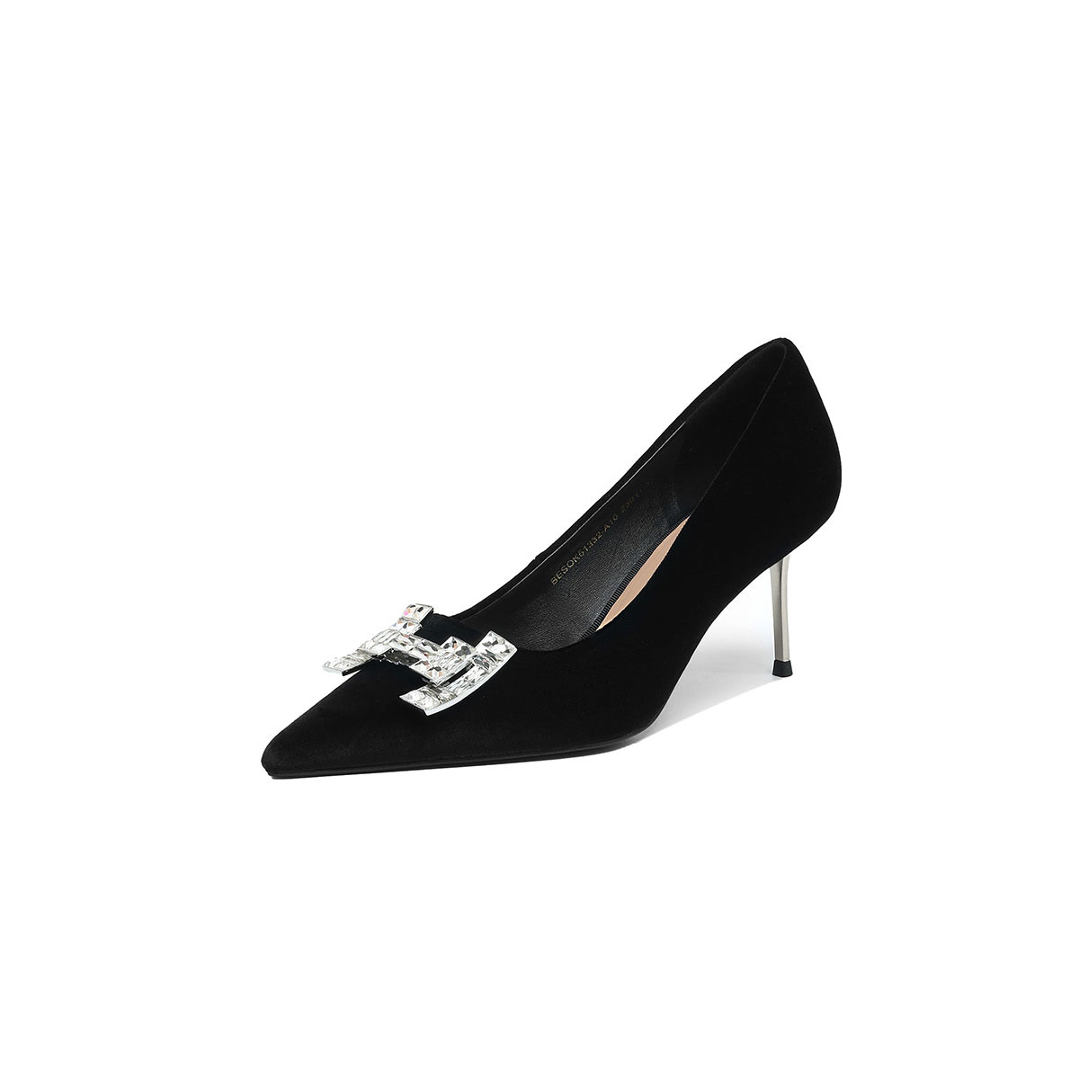 Туфли на тонком каблуке, высокие, 7 см, женские Bebe, Black
