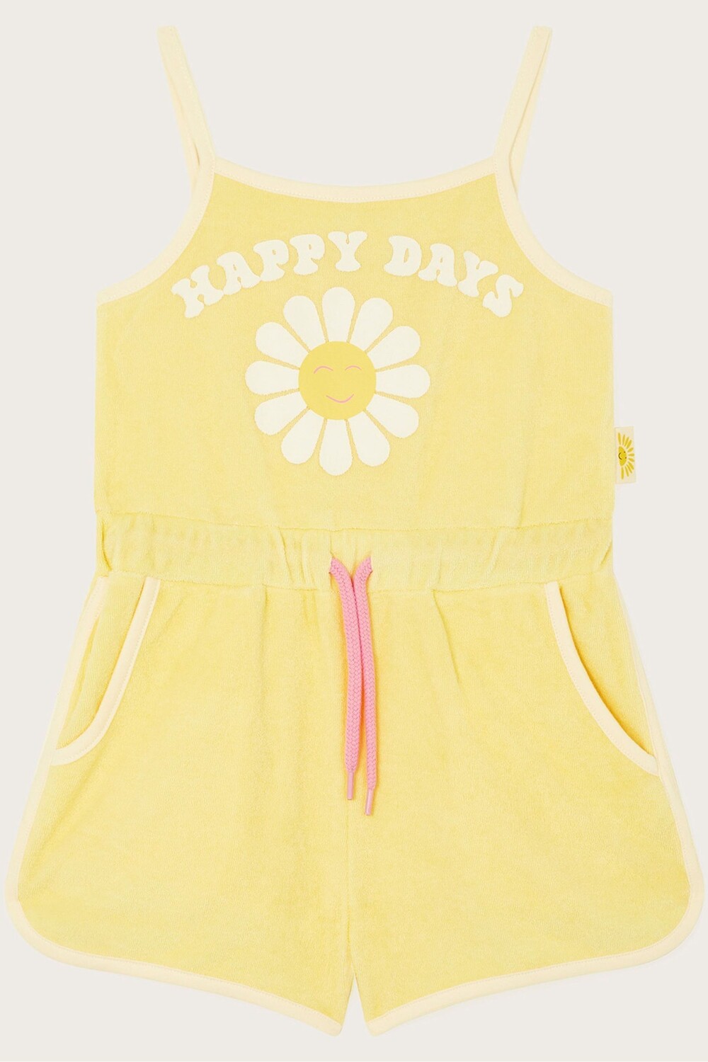 

Желтый махровый комбинезон Happy Days Monsoon, желтый