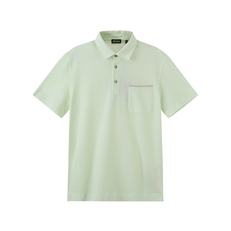 

Ermenegildo Zegna Мужская рубашка-поло Zegna SS24 Verdant Green
