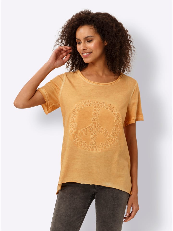 

Рубашка цвета охры Heine