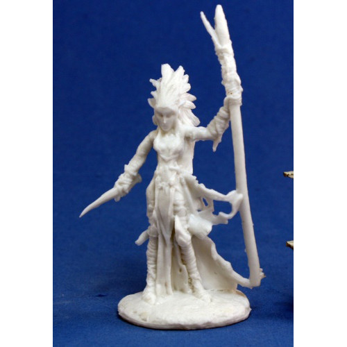 

Миниатюра Reaper Dark Heaven Bones: Liela, Dark Elf Wizard