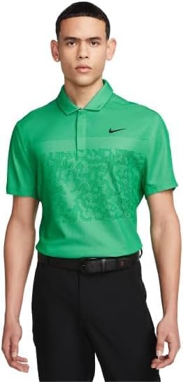 

Мужская футболка-поло для гольфа Nike Dri-fit Victory Solid, Stadium Green/Spring Green/Black