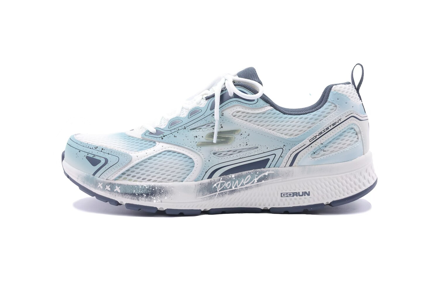 

Кроссовки мужские низкие синие Skechers