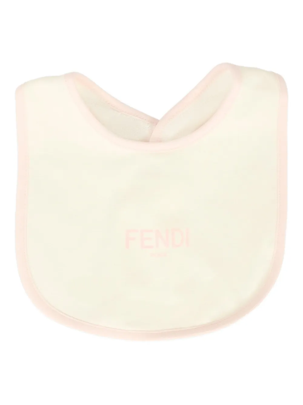 Комплект для новорожденного с вышитым плюшевым мишкой FENDI KIDS, розовый — фото 3