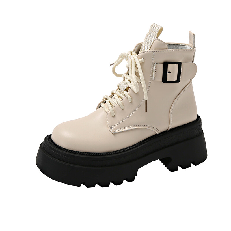 

Ботинки Martin Boot женские Abcylm, бежевый