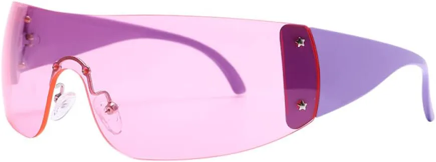 

Солнцезащитные очки в стиле панк 2027 года, цельные очки-маска, солнцезащитные очки с защитой от УФ-излучения UV400, дизайнерские очки для женщин MTZJH, 4a