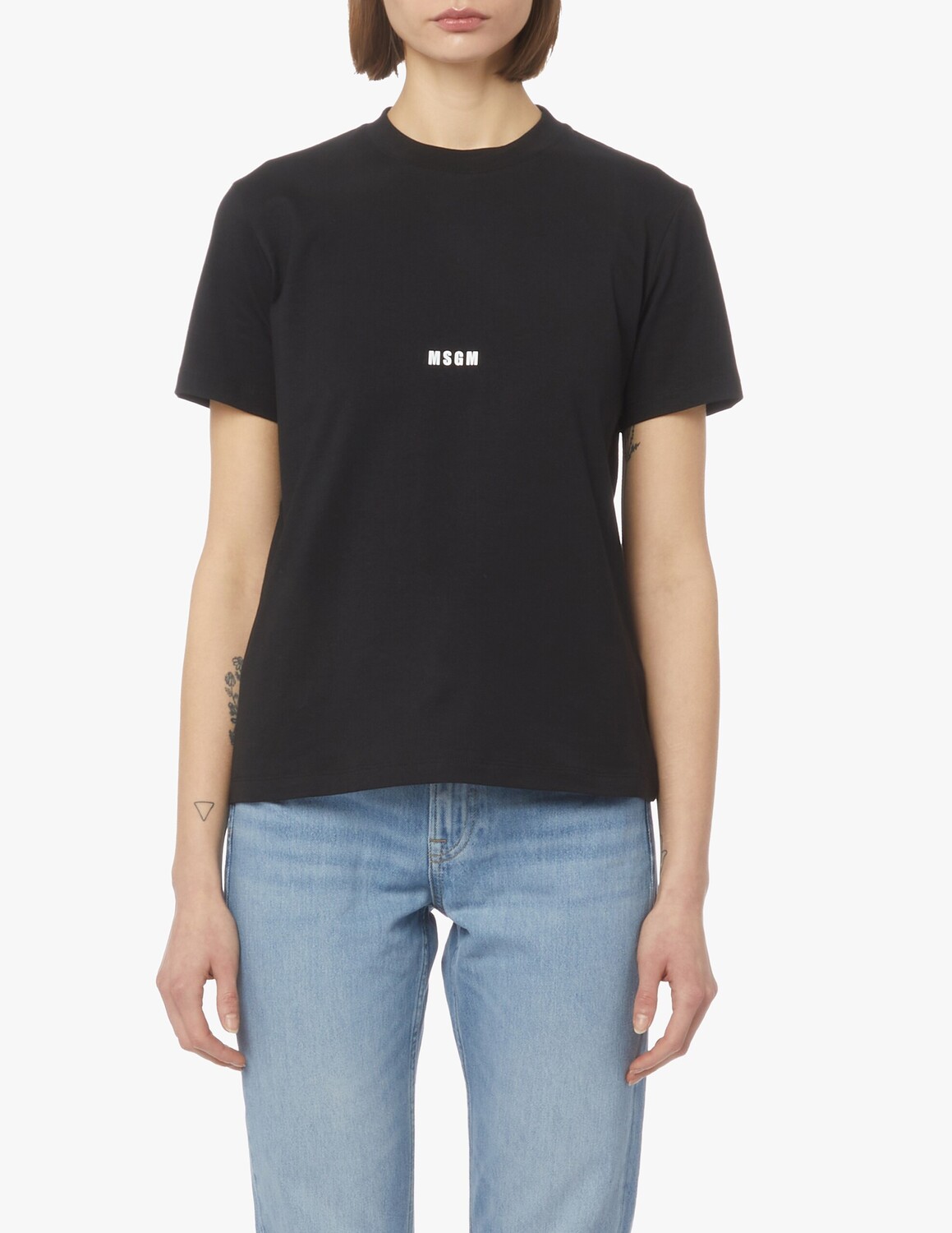 

Футболка с логотипом MSGM, цвет Nero