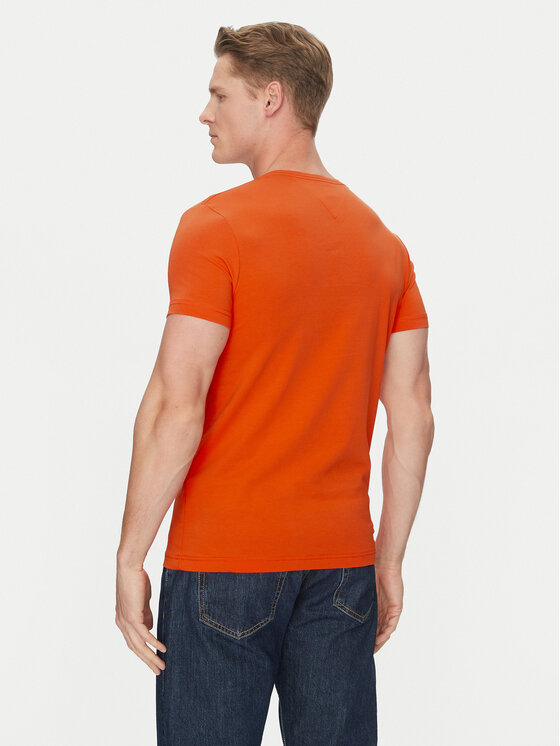 Футболка slim fit MW0MW10800 Tommy Hilfiger, оранжевый — фото 3
