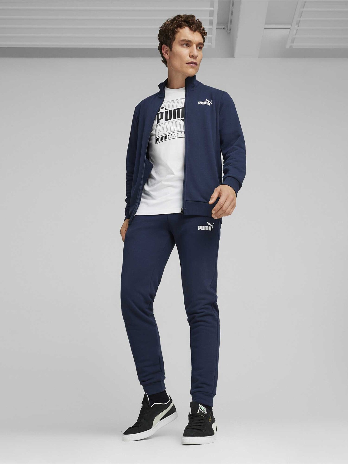 

Спортивный костюм Puma Clean Sweat Suit TR, синий