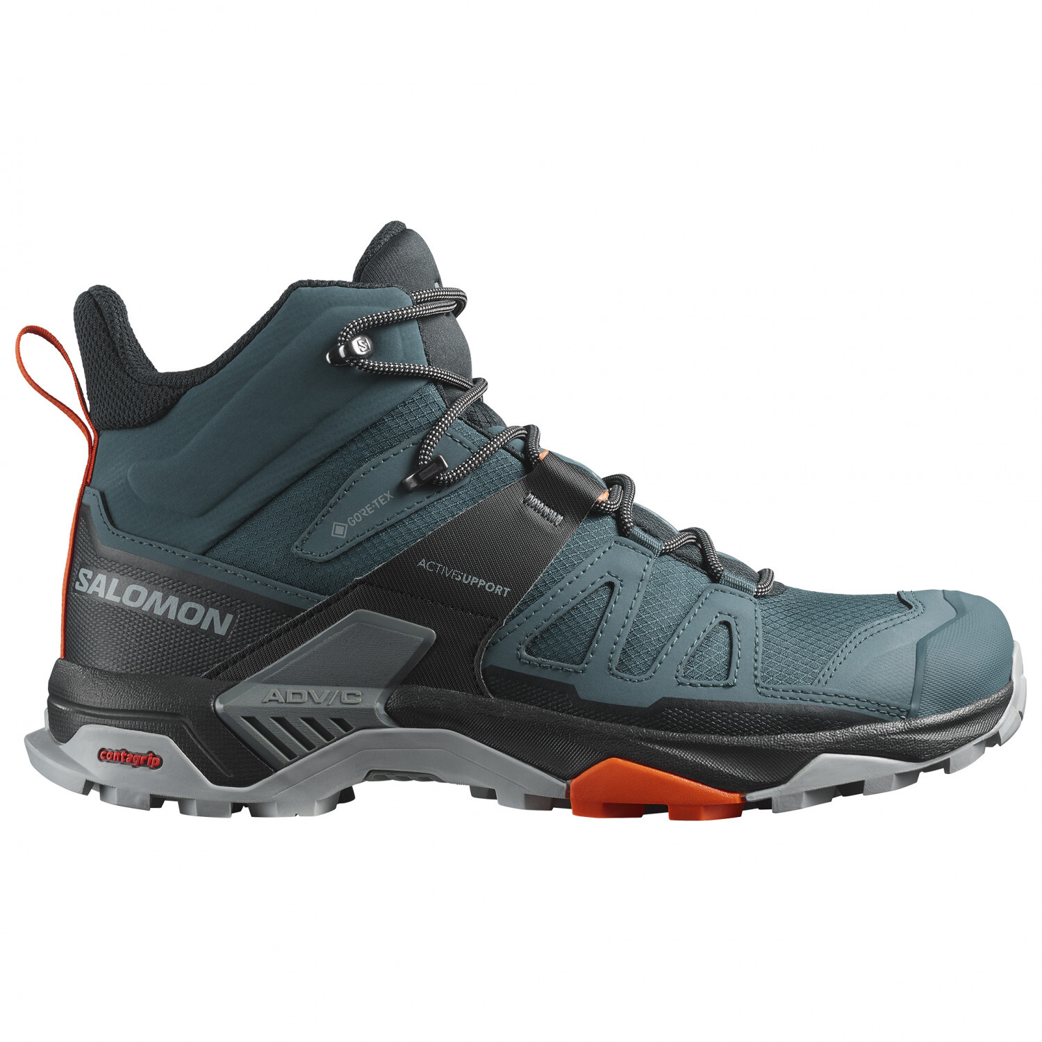 

Ботинки для прогулки Salomon X Ultra 4 Mid GTX, цвет Stargazer/Black/Scarlet Ibis