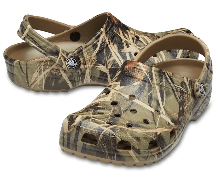 Сабо Classic Realtree V2 Crocs женские, цвет Khaki — фото 2
