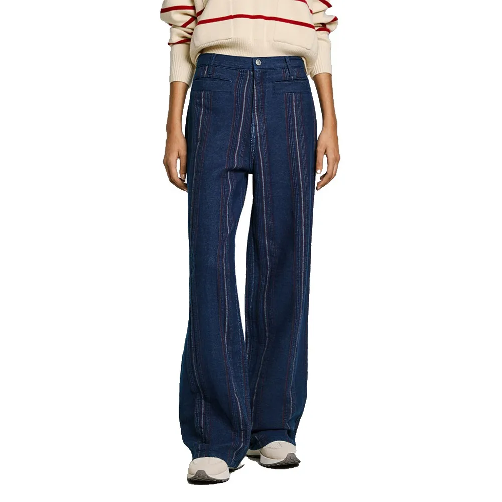 

Джинсы Pepe Loose St high waist, синий