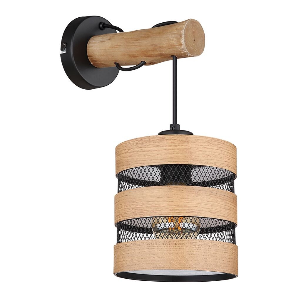 

Настенный светильник, деревянный светильник, металлическое дерево, черно-коричневый, H 36 см Globo Lighting, черный