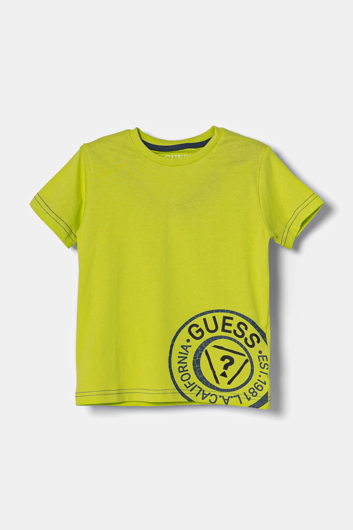 

Хлопковая футболка для детей Guess, зеленый