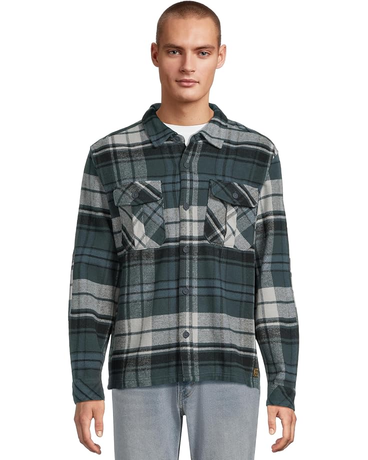 

Мужская фланелевая рубашка Hurley Santa Cruz Seaside, Armored Navy 2