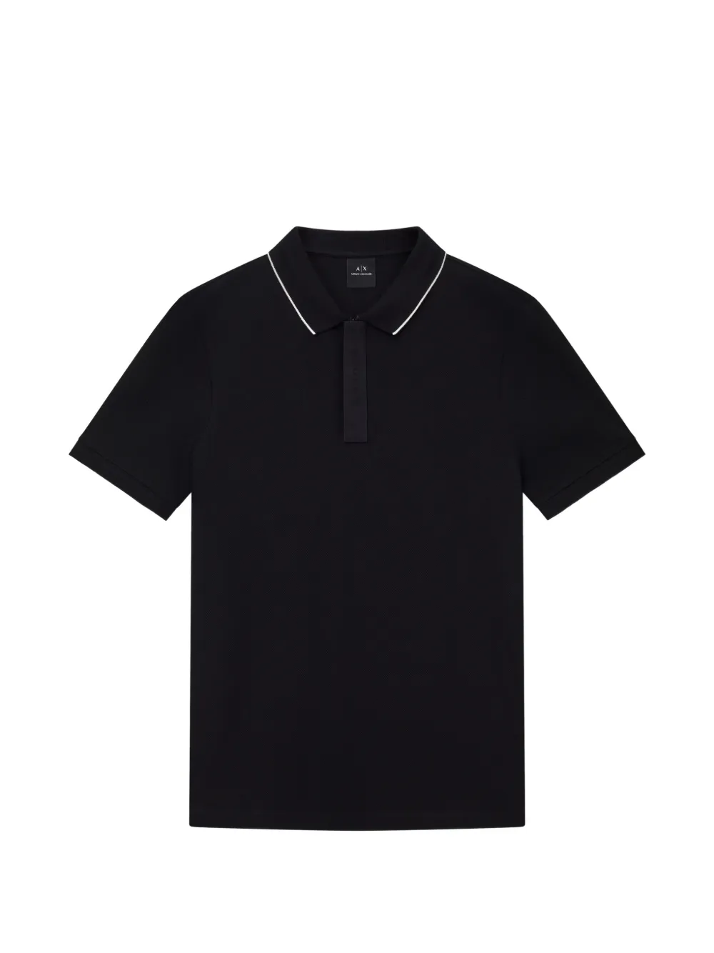 

Поло с короткими рукавами Armani Exchange, черный