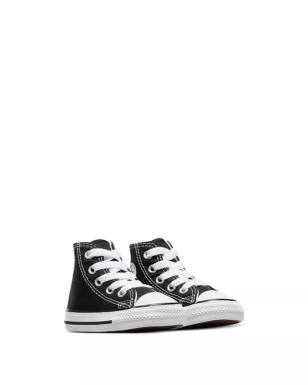 Кеды унисекс Chuck Taylor All Star на шнуровке - для младенцев и малышей Converse, черный — фото 4