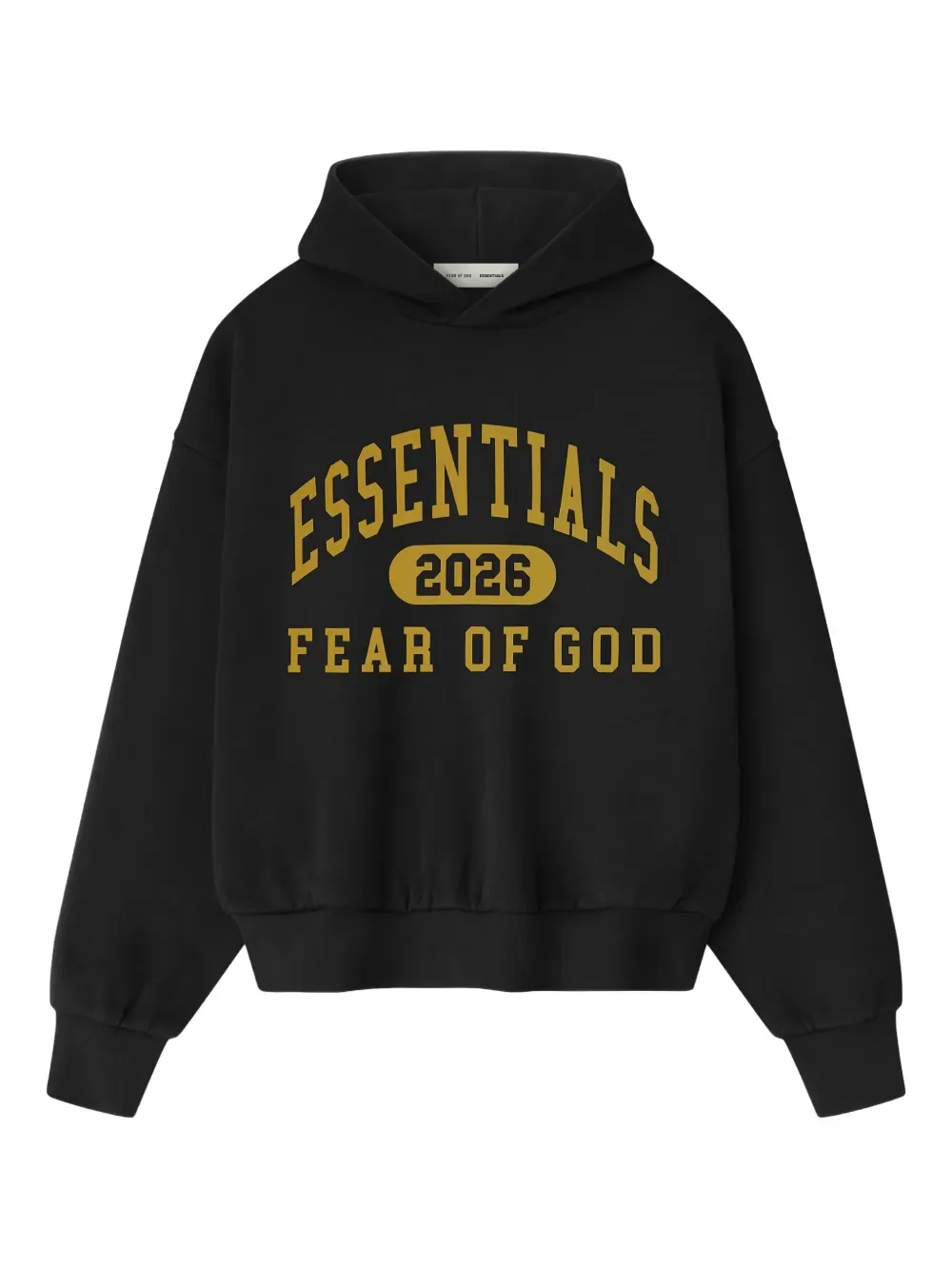 

Классическое худи с принтом Fear Of God Essentials, черный