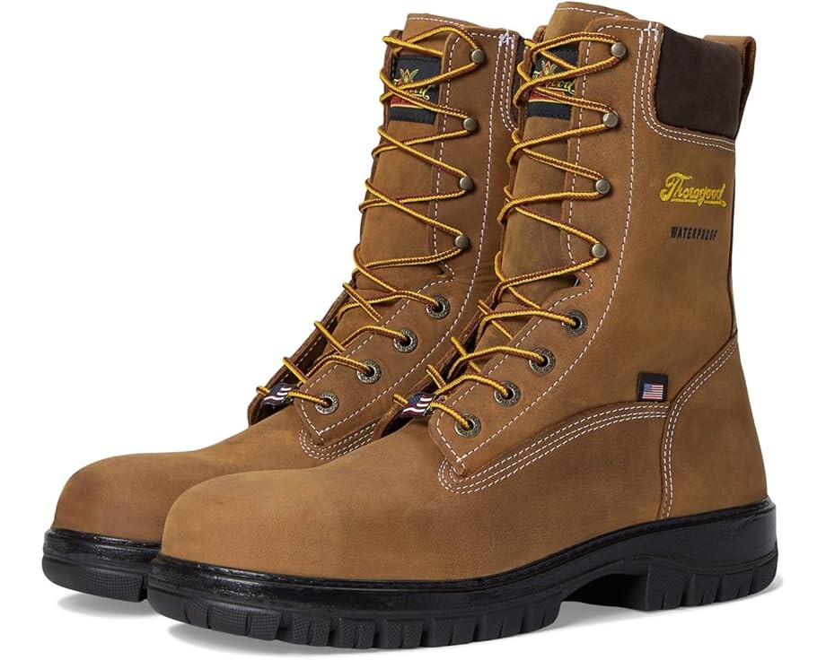 

Ботинки Thorogood Genesis Series American Heritage Somo 8" Waterproof Safety Toe, цвет Crazy Horse