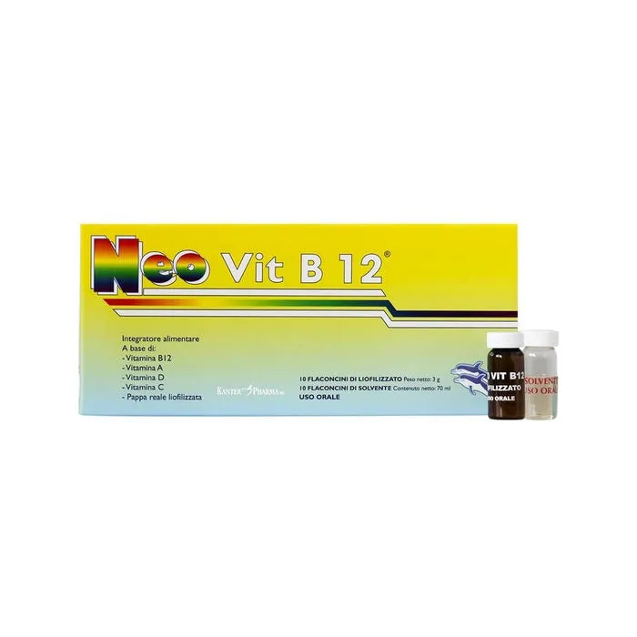 

Neovit B12 10 флаконов Добавка витамина B12 Kanter Pharma