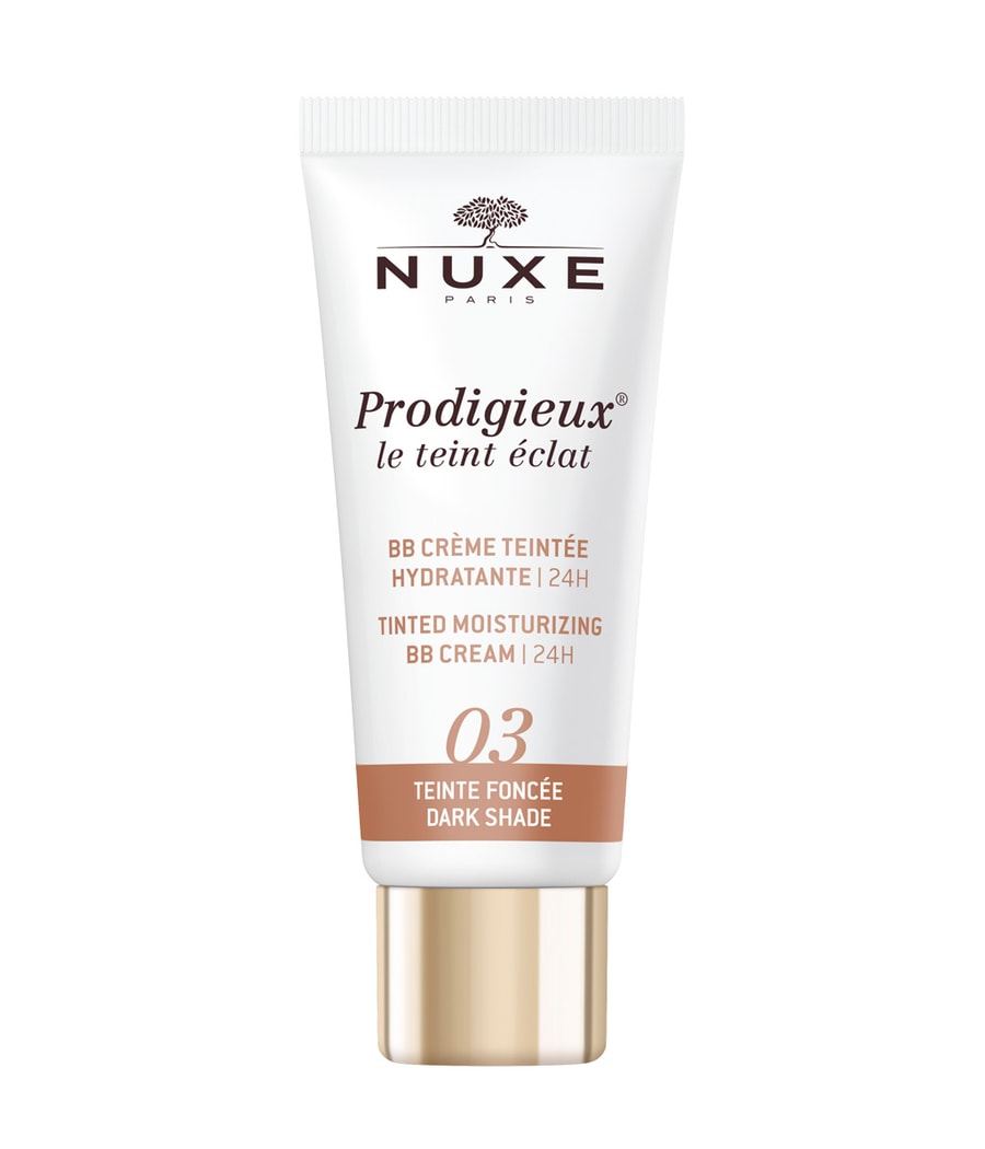 

BB-крем NUXE Prodigieux Getönte, feuchtigkeitsspendende BB-Creme, Nr. 03 - Dark Shade, 30 ml