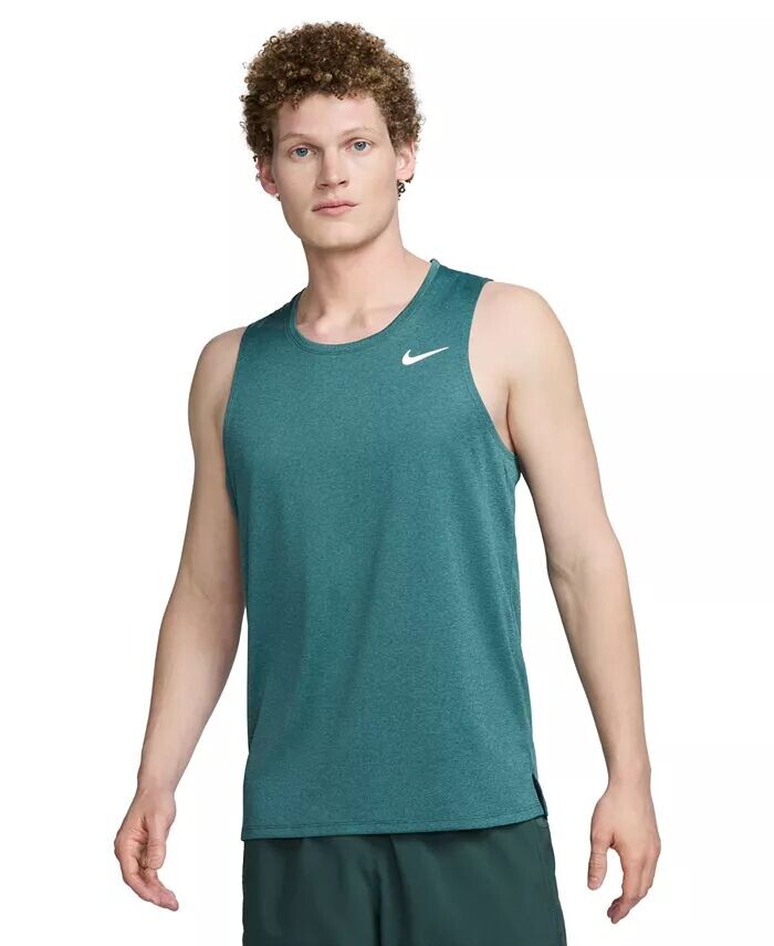 

Мужская беговая майка Miler Dri-FIT Nike, зеленый