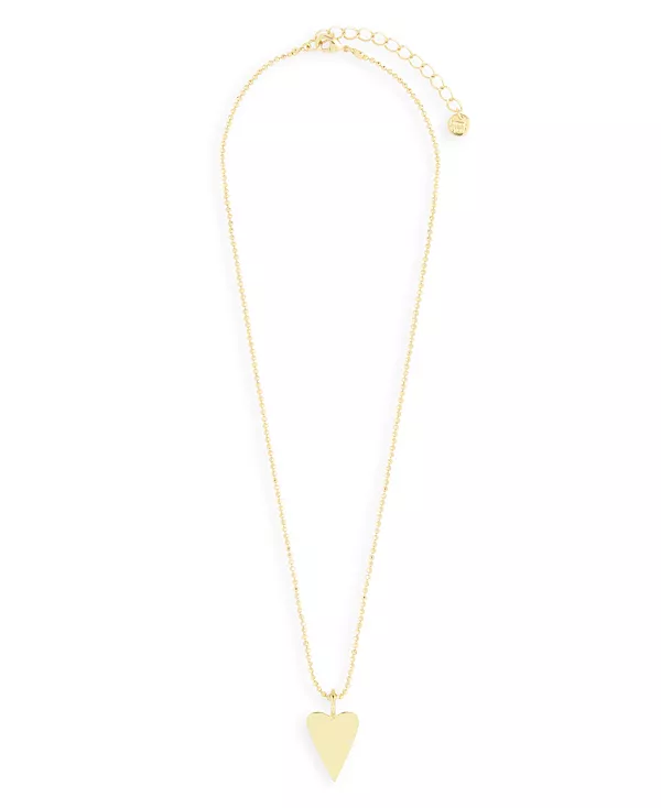 

Ожерелье Cameron с подвеской в форме сердца, покрытое 14-каратным золотом Brook & York, gold-plated