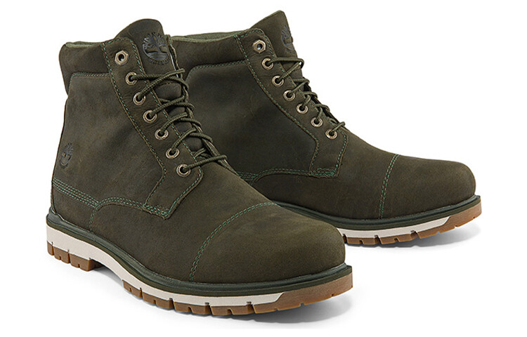 Мужские ботинки Timberland Radford высокие водонепроницаемые, темно-зеленый — фото 3