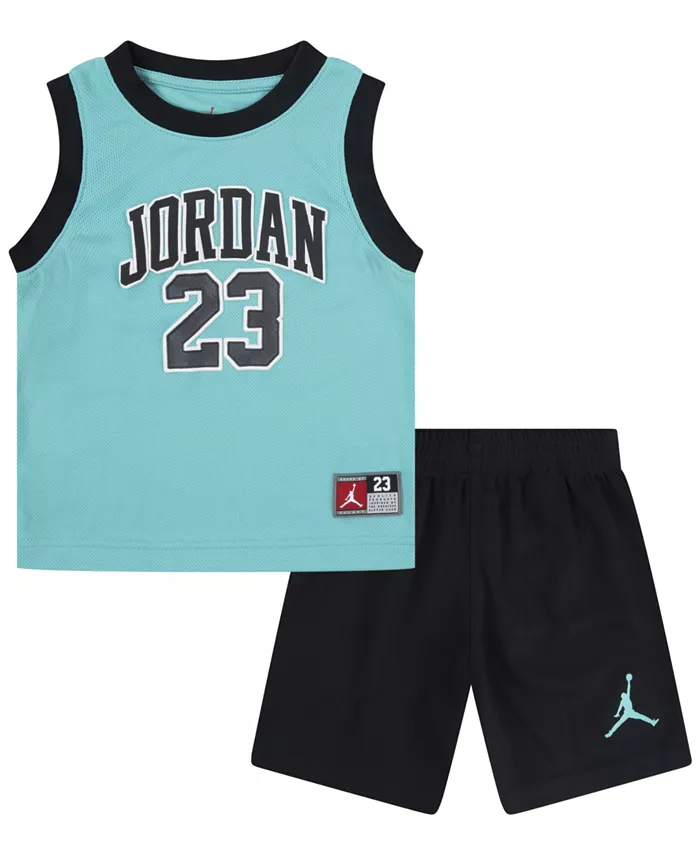 

Детский комплект из 2 предметов Toddler Boys 23 Jersey Jordan, черный