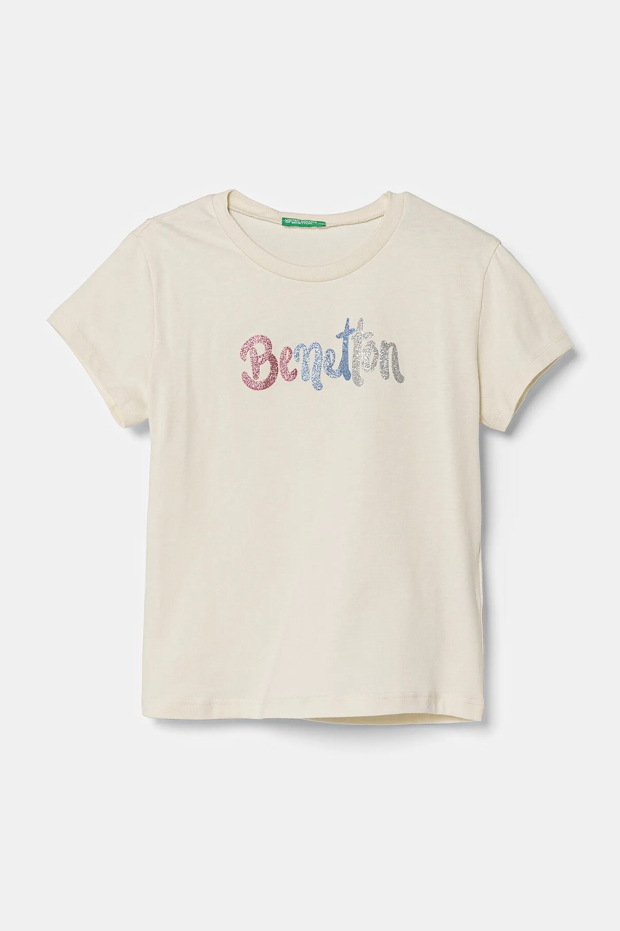

Футболка из хлопка для детей United Colors Of Benetton, бежевый