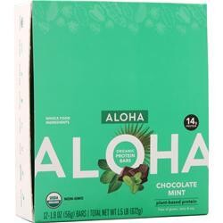 

Aloha Bay Органический Протеиновый Батончик - Шоколадная Мята на растительной Основе 12 батончиков