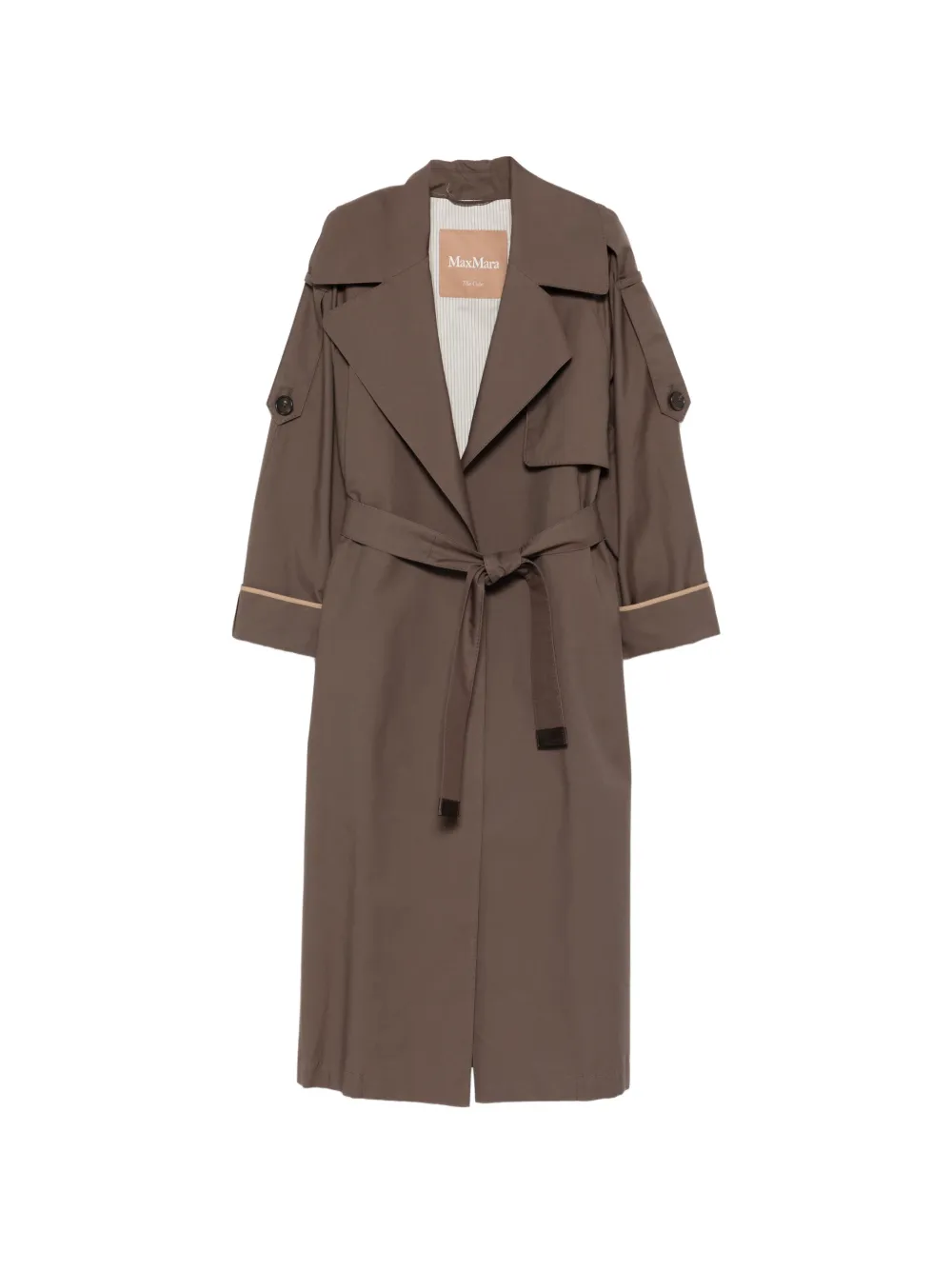 

Жакет с поясом Max Mara, коричневый