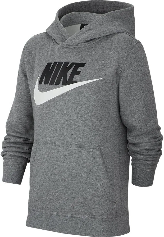 Детская толстовка Nike Sportswear Club+ Hbr для мальчиков, Carbon Heather