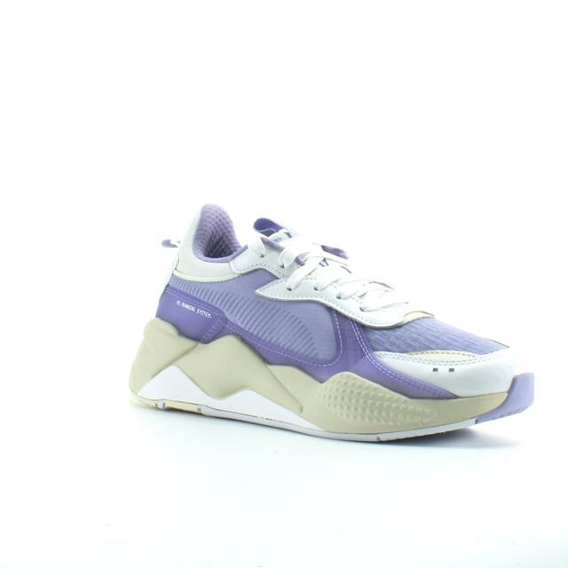Мужские кроссовки на шнуровке Rs X tech фиолетово-белые из текстиля 369329 05 Puma, фиолетовый — фото 2