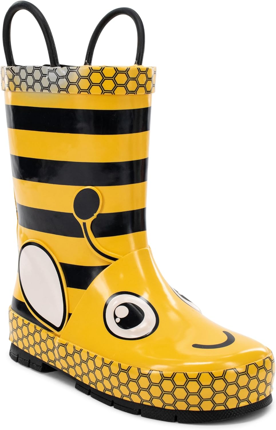 

Детские резиновые сапоги Western Chief с ручками для надевания - премиальные водонепроницаемые сапоги для мальчиков и девочек, Buzzy Bee