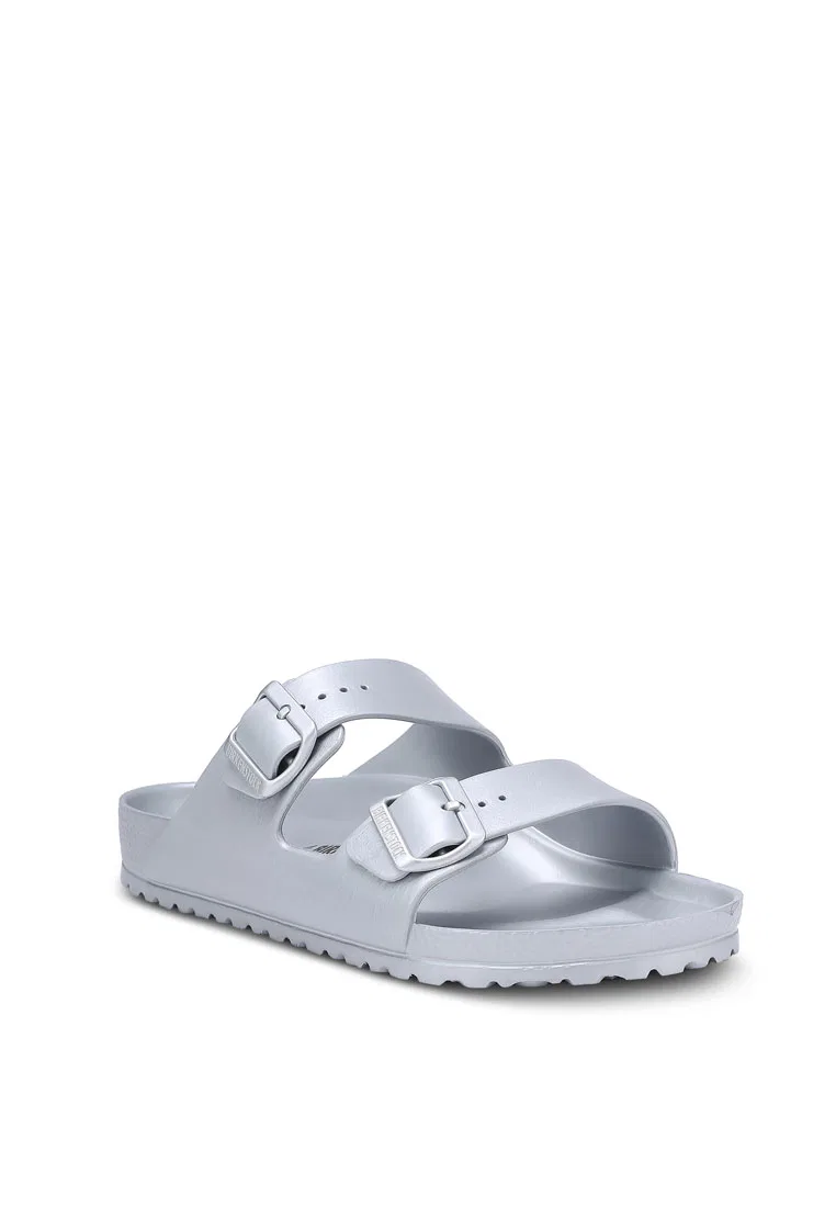 Сандалии, EVA, Arizona, Arizona Birkenstock, металлик серебро — фото 2